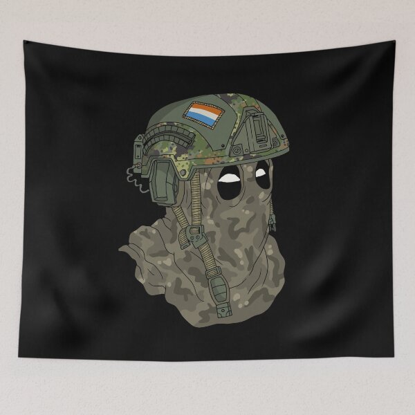 Item preview, Dutch soldier, fast helmet. designed and sold by JJadx.