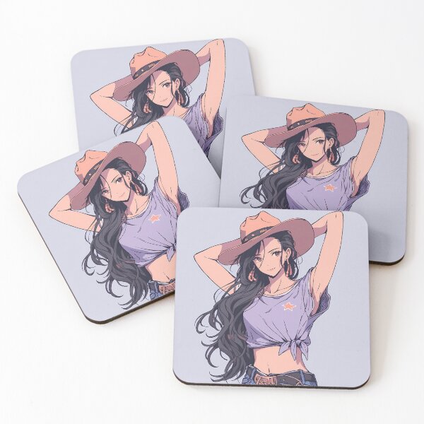 Item preview, Chica anime con ropa de cowboy designed and sold by Soma-LUL.