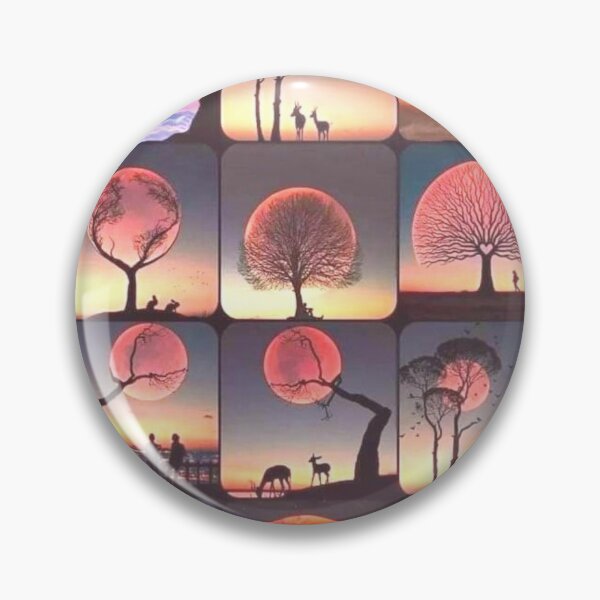 Item preview, Nature against the moon at night 12 images designed and sold by JaroDesign2023.