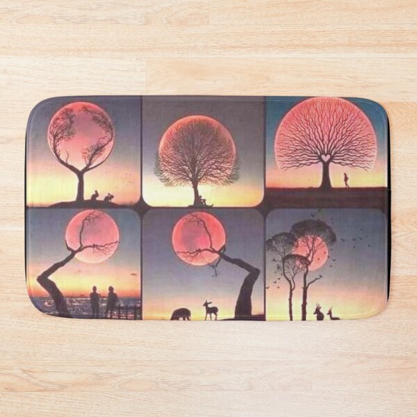 Item preview, Nature against the moon at night 12 images designed and sold by JaroDesign2023.