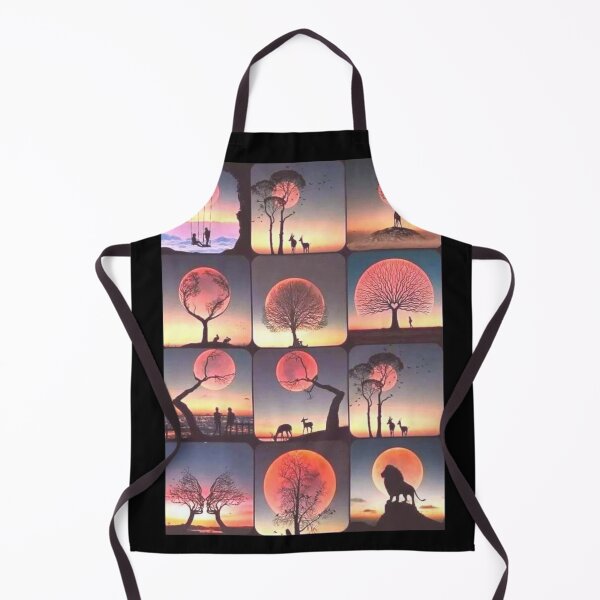Item preview, Nature against the moon at night 12 images designed and sold by JaroDesign2023.