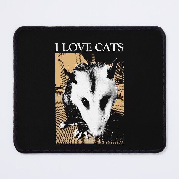 Item preview, I Love Cats Opossum Vintage designed and sold by VintageMedatsu.