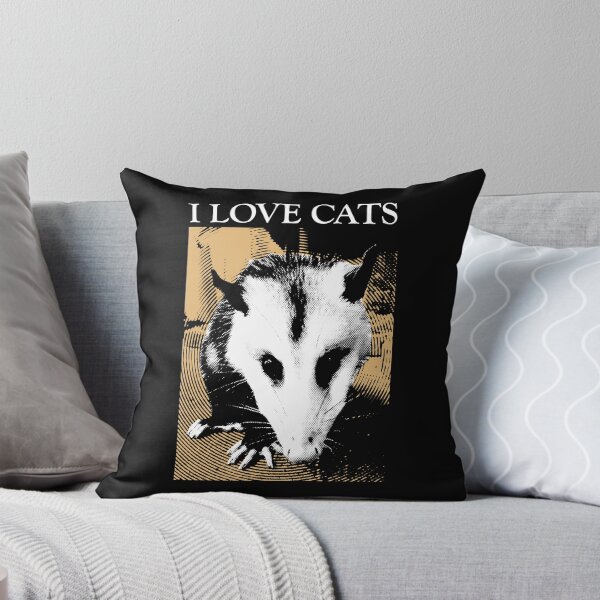 Item preview, I Love Cats Opossum Vintage designed and sold by VintageMedatsu.