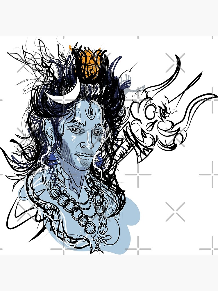 Lord Shiva Drawing designs, themes, templates and downloadable graphic  elements on Dribbble