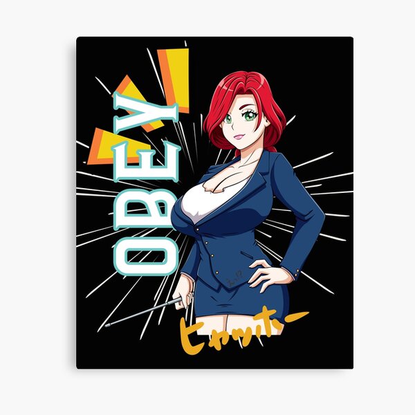 Anime Teacher Canvas Prints for Sale