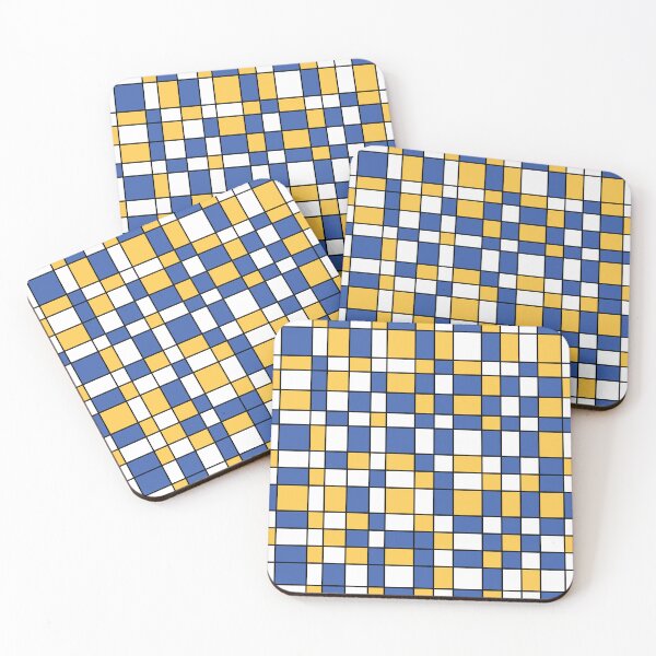 Item preview, Blue and Yellow Tiles, Seamless Pattern designed and sold by patternicco.