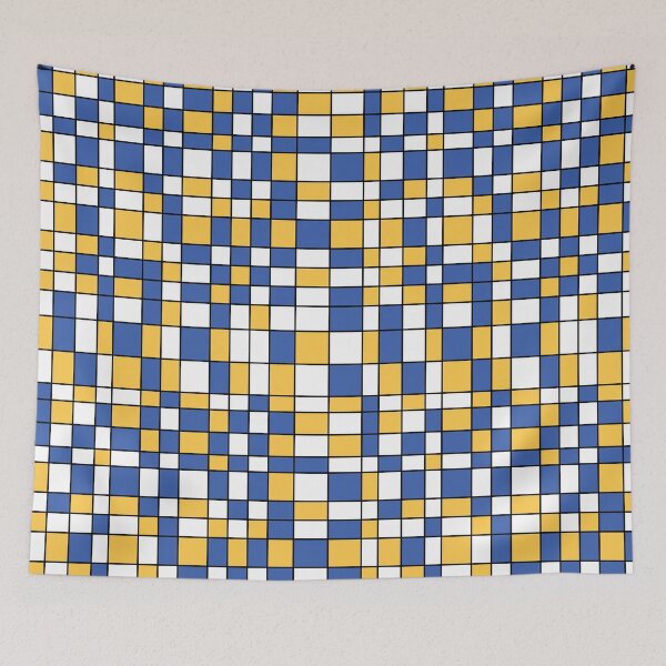 Item preview, Blue and Yellow Tiles, Seamless Pattern designed and sold by patternicco.