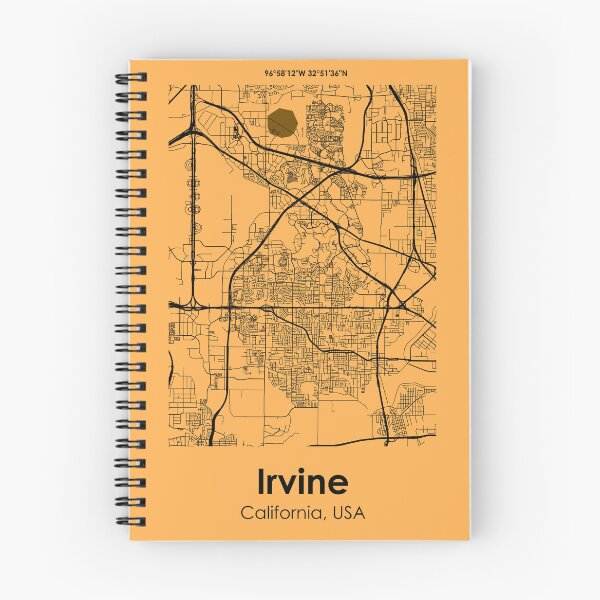 Item preview, City Road Map of Irvine, California, USA  designed and sold by 2BROSMAPS1.