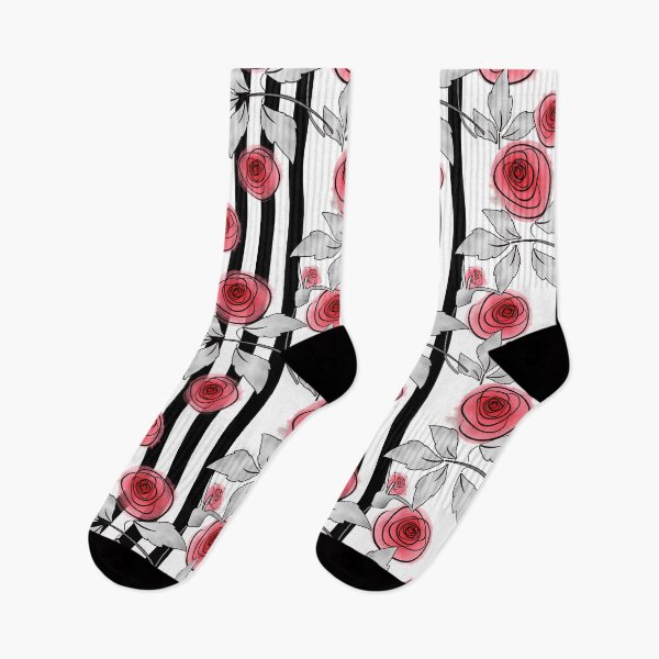 Aperçu de l'œuvre Roses rouges à motif abstrait. créée et vendue par fuzzyfox.