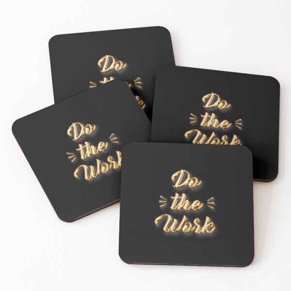 Item preview, Do the Work - Gold Font + Accent designed and sold by thebigleebowski.