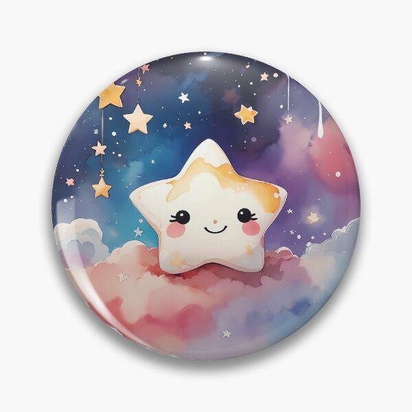 Item preview, Small star with watercolor effect designed and sold by biiid.