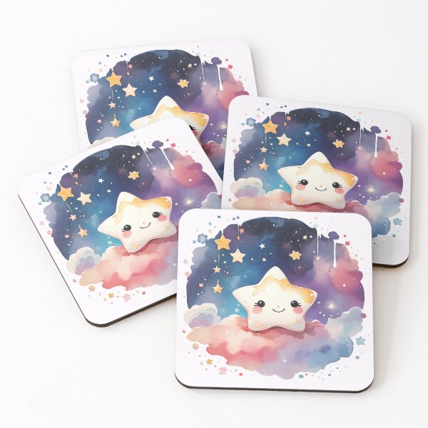 Item preview, Small star with watercolor effect designed and sold by biiid.