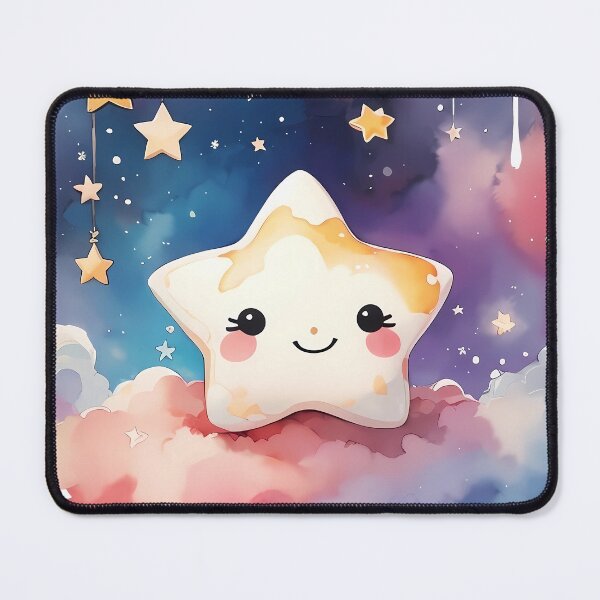Item preview, Small star with watercolor effect designed and sold by biiid.