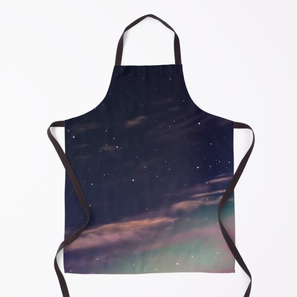 Item preview, Starry Night Sky with Pink Clouds and Aurora designed and sold by Amy Mitchell.
