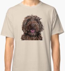 Chocolate Australian Cobberdog/Australian Labradoodle Classic T-Shirt