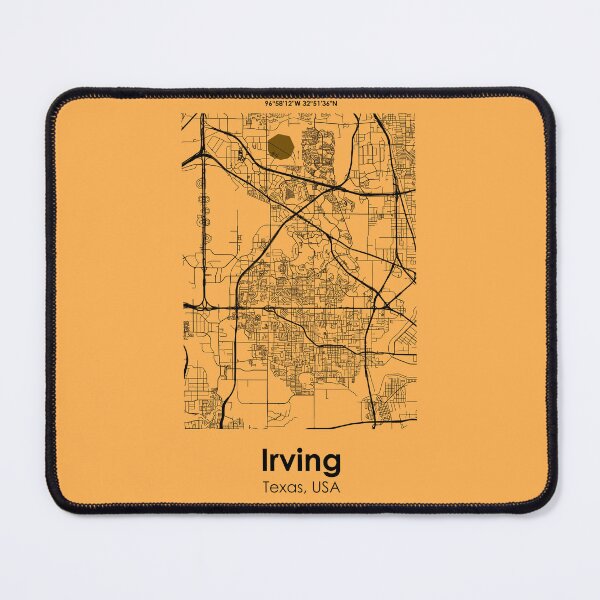 Item preview, City Road Map of Irving, Texas, USA  designed and sold by 2BROSMAPS1.