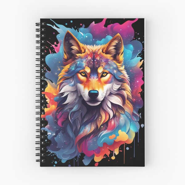 Item preview, Colorful Wolf Face designed and sold by Win Hardy.