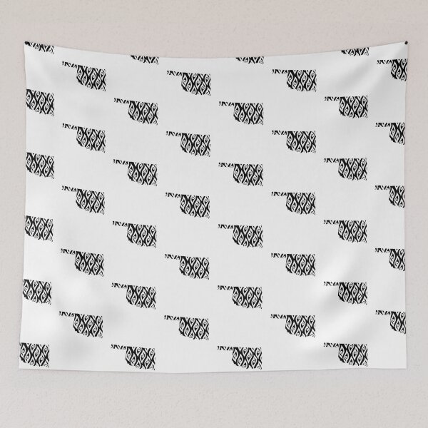 Item preview, Oklahoma Style Spiral Pattern with State Shape designed and sold by deskwhiskey.