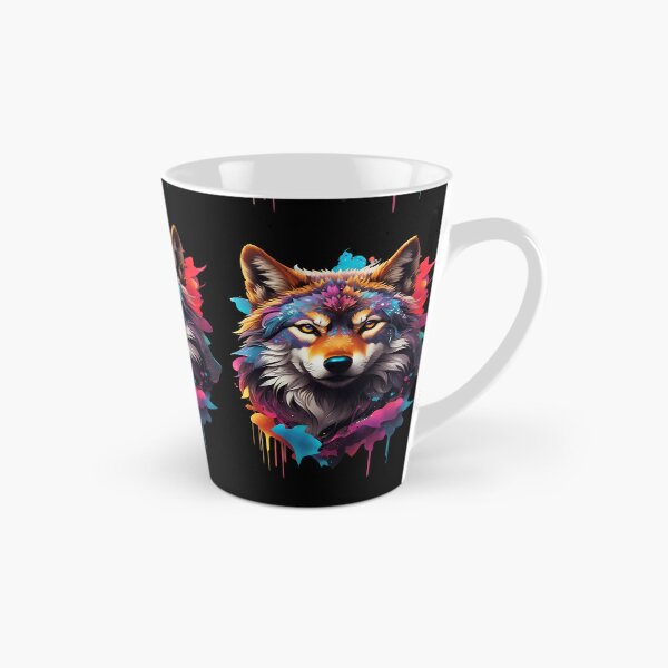Item preview, Colorful Wolf Face designed and sold by Win Hardy.