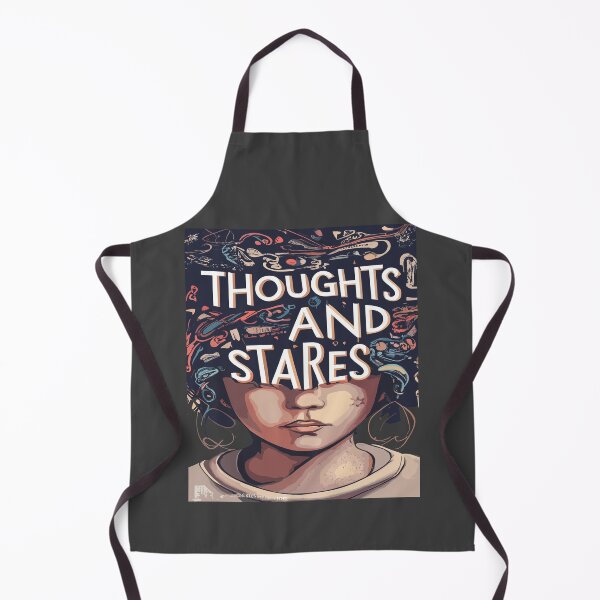 Item preview, thoughts and stares, aestethic quote Active T-Shirt designed and sold by lemamis.