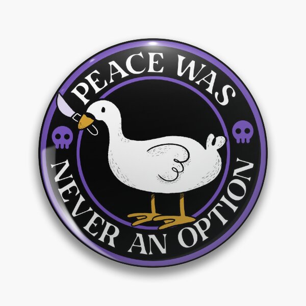 Item preview, Peace Was Never an Option Funny Duck by Tobe Fonseca designed and sold by Tobe Fonseca®.