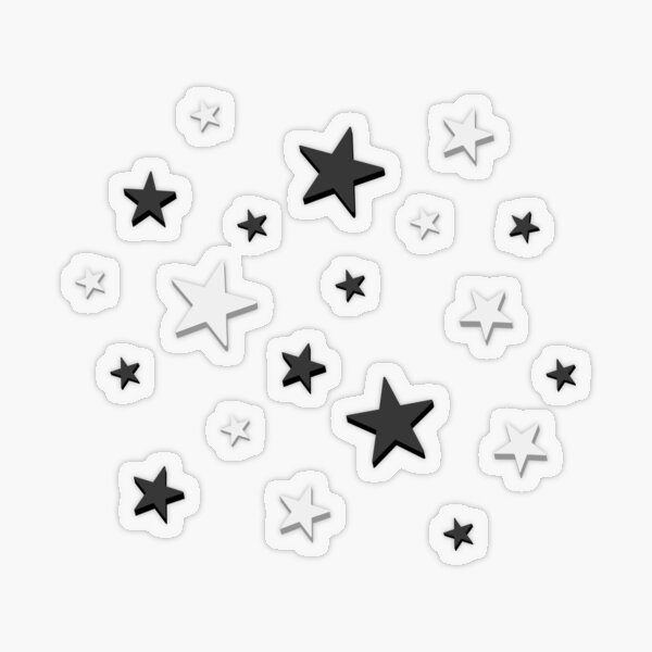 Black and White VSCO Stickers Printable