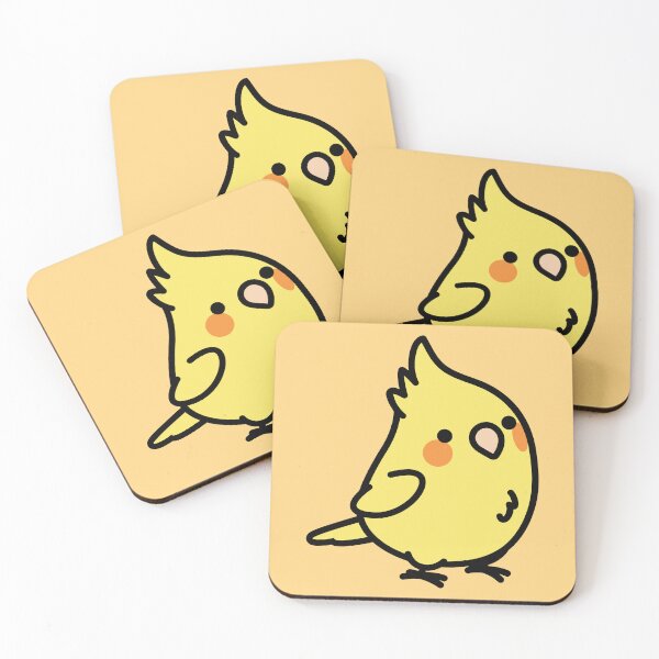 Item preview, Chubby Yellow Lutino Cockatiel designed and sold by birdhism.