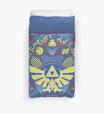 Card Back 2 - Hylian Court Legend of Zelda Duvet Cover