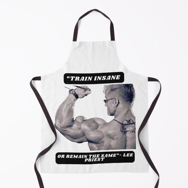 Item preview, "Train insane or remain the same"- Lee Priest designed and sold by STO1KA.