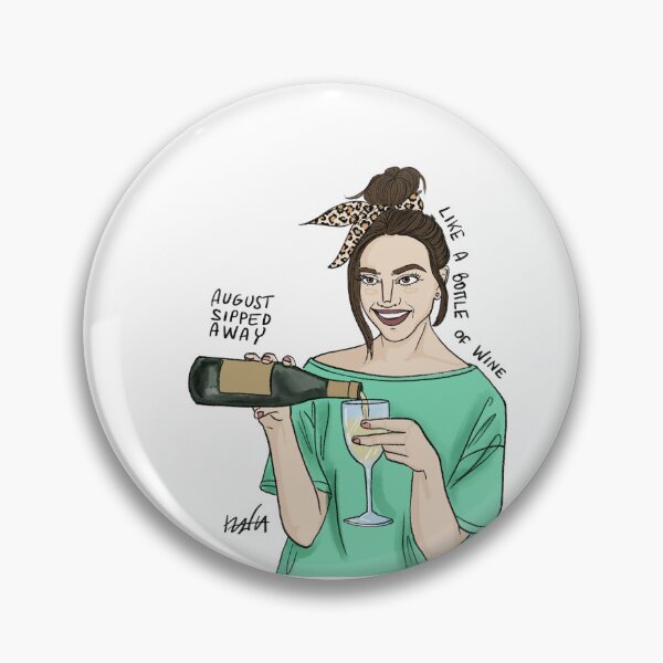 Item preview, A glass of wine  designed and sold by NadiaGallazzi.
