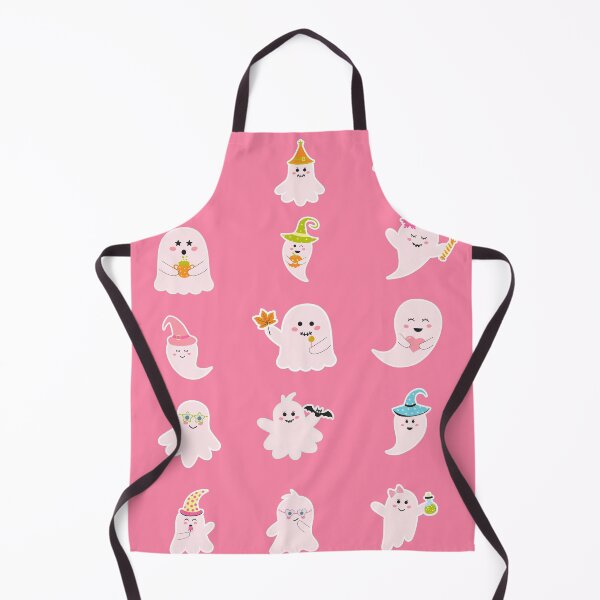 Item preview, Cute Pink Halloween Ghosts designed and sold by Oceanicmaster.