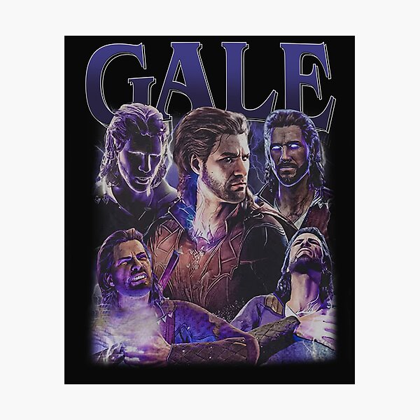 Retro Astarion Gale Baldurs Gate 3 Vintage Photographic Print