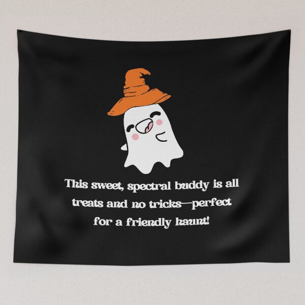 Item preview, This sweet, spectral buddy is all treats and no tricks—perfect for a friendly haunt! designed and sold by Nokart.