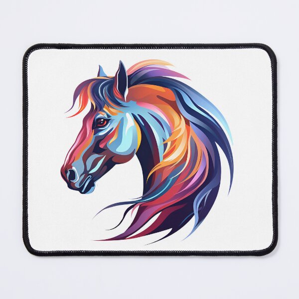 Item preview, Artistic Style Horse Painting Drawing Cartoon Horse Sticker Art Prints and more designed and sold by Kevin Lou.
