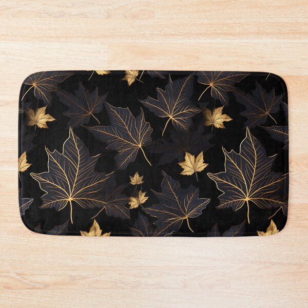 Item preview, Black and gold maple leaf  designed and sold by Trendy-Artistry.