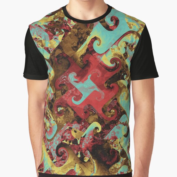 Golden Chaos Graphic T-Shirt