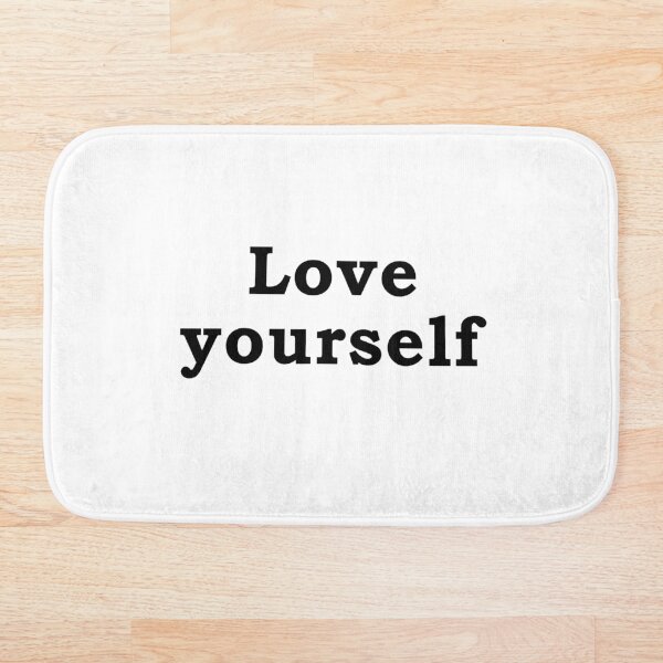 Aperçu de l'œuvre Quote Love yourself créée et vendue par Bitatsu.