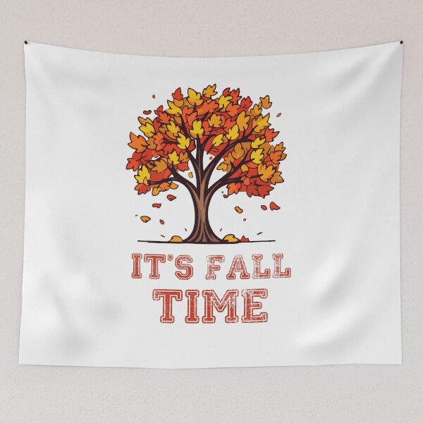 Item preview, It's Fall Time good morning fall beautiful nature images designed and sold by DreamStore360.