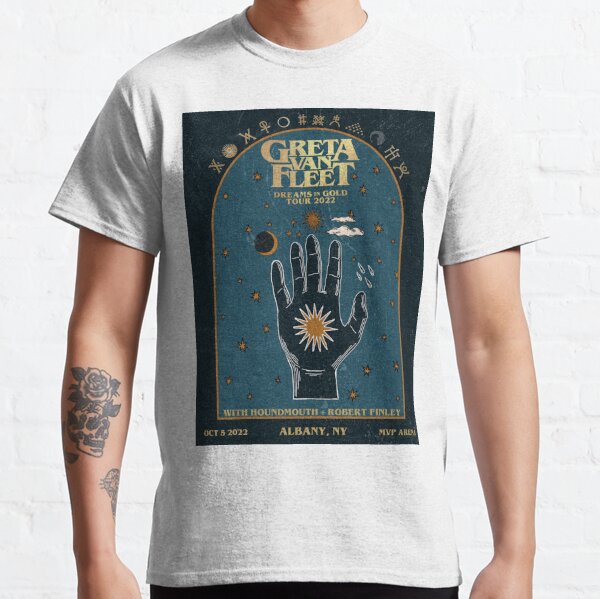 Floral Greta Van Fleet Shirt, Retro Musical Shirt, Boho Vintage Musician Shirt, Van Fleet Merch, Retro Greta Van Fleet T Sport Grey 3XL | B Jahn