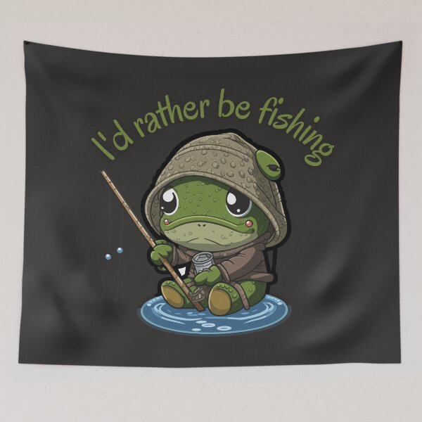 Item preview, I'd Rather Be Fishing designed and sold by Ellimade.