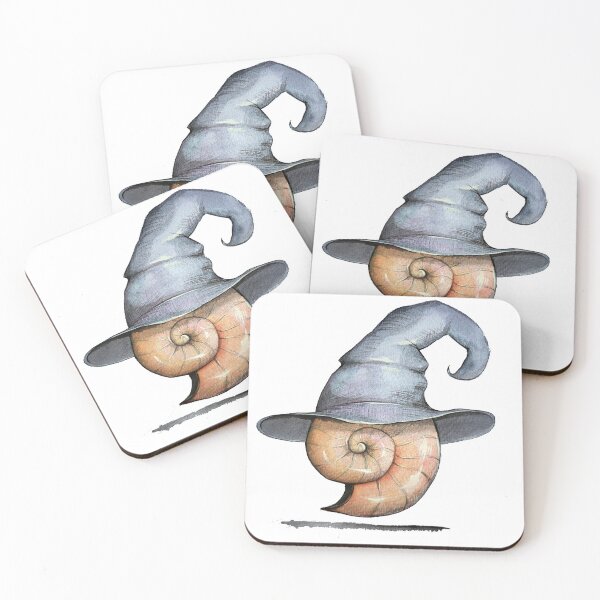 Item preview, Ammonite Fossil Halloween Witch designed and sold by ind-illustrates.