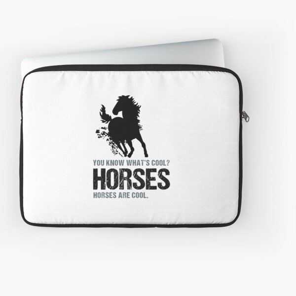 Aperçu de l'œuvre Les chevaux sont cool T-shirt Tasse et oreiller créée et vendue par Stressabite.