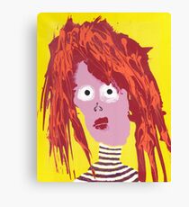 Fille - Martin Boisvert - Faces à flaques Impression sur toile