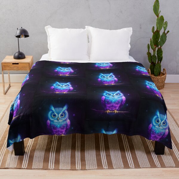 Item preview, owl in the starry night designed and sold by BRINDELEGARD.