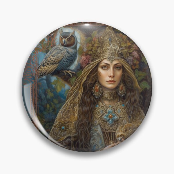 Item preview,  Mystical Gaia/Mother Earth/Animal Protector/Pillow designed and sold by Art.Fusion.Studio.