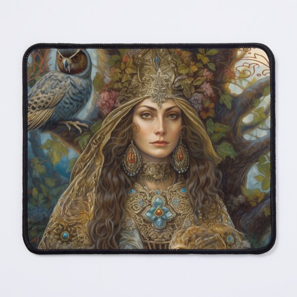 Item preview,  Mystical Gaia/Mother Earth/Animal Protector/Pillow designed and sold by Art.Fusion.Studio.