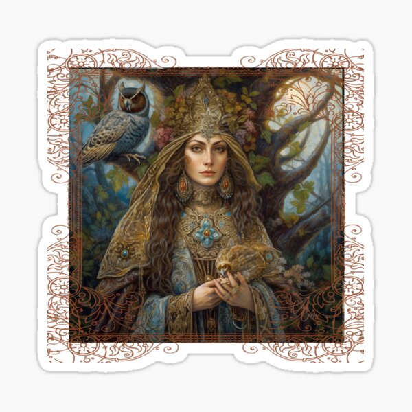 Item preview,  Mystical Gaia/Mother Earth/Animal Protector/Pillow designed and sold by Art.Fusion.Studio.