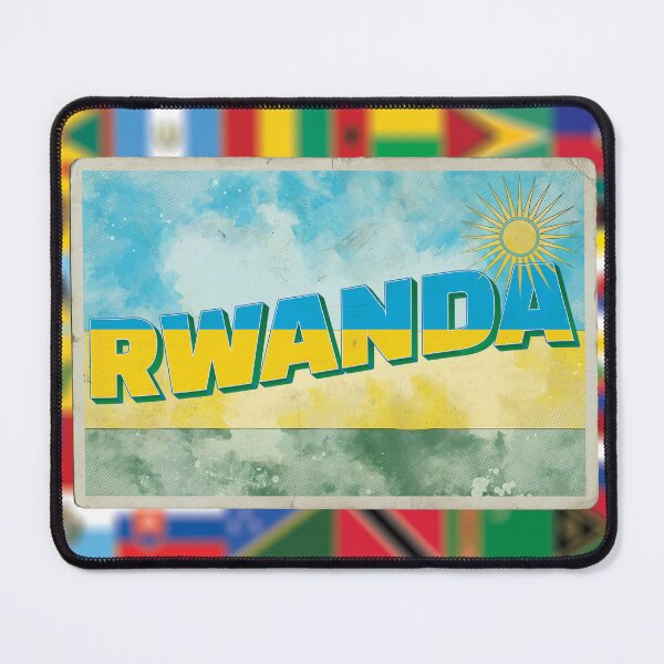 Artikelvorschau, Ruanda Retro-Souvenir im Vintage-Stil entworfen und verkauft von DeveloperProp0.