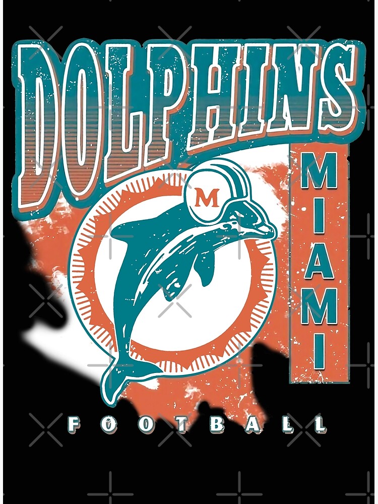 Miami Dolphins Vintage Football Poster for Sale by dekwebbell