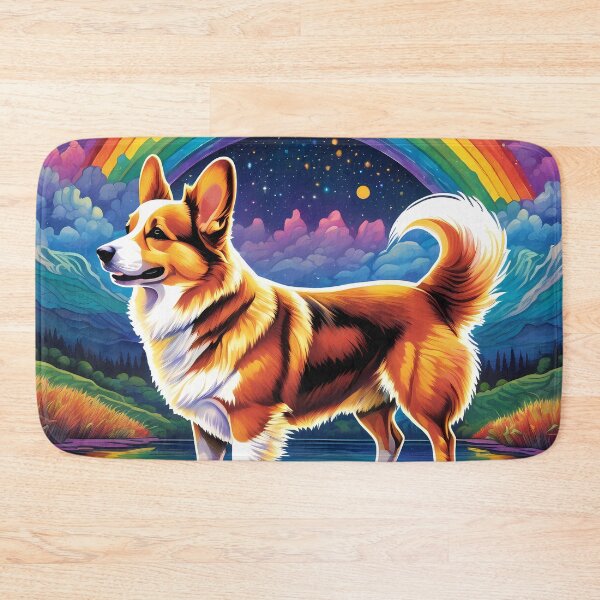 Item preview, Corgi with a rainbow designed and sold by deepakrode7.